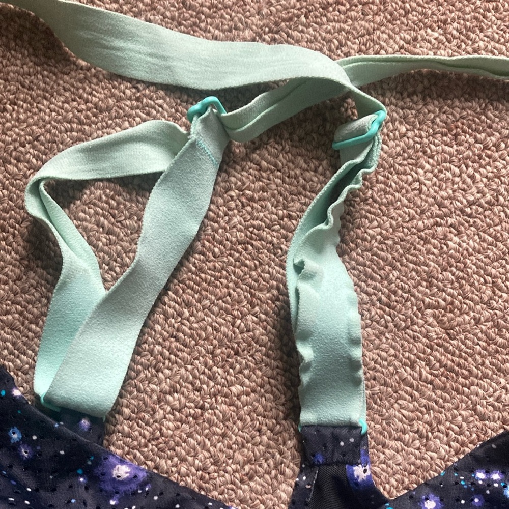 VSX Sport Black and Blue Sports Bra - Picture 5 of 10